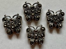 Usado, 4 PINGENTES DE BERLOQUE PRATA ESTERLINA BORBOLETA MARCASSITA 925 PULSEIRA DE COLAR 11X11 comprar usado Usado, 4 PINGENTES DE BERLOQUE PRATA ESTERLINA BORBOLETA MARCASSITA 925 PULSEIRA DE COLAR 11X11 comprar usado  Enviando para Brazil