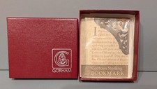 Antigo marcador de página de canto esterlina GORHAM 71 na caixa colecionável comprar usado  Enviando para Brazil