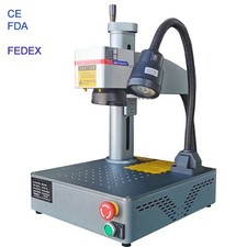 Usado, ENVIO DOS EUA 50W máquina gravadora de marca de metal laser marca gravadora de aço a laser comprar usado  Enviando para Brazil