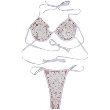 Dentelle point bikinis d'occasion  Expédié en France
