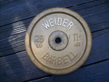 25lb weider barbell for sale  Abingdon