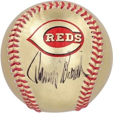 Bola de beisebol de couro dourada assinada por Johnny Bench Cincinnati Reds comprar usado  Enviando para Brazil