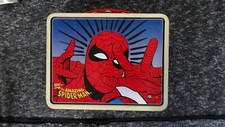 A INCRÍVEL LANCHEIRA DE LATA DO HOMEM-ARANHA MARVEL COMICS "THE TIN BOX COMPANY" 1998 comprar usado  Enviando para Brazil
