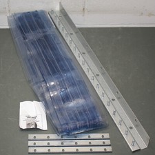 Kit de porta tira industrial TMI 999-00209, 3 pés x 7 pés, cortina freezer, PVC transparente, usado comprar usado  Enviando para Brazil
