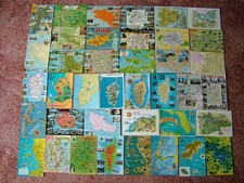 Foreign overseas map for sale  SPALDING