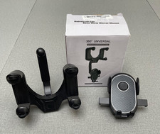 Soporte de montaje para coche soporte para teléfono celular espejo retrovisor clip 360 universal segunda mano  Embacar hacia Mexico