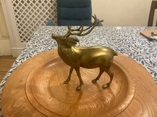 Brass stag deer for sale  CAMBRIDGE