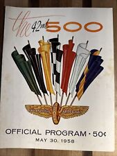 1958 indianapolis 500 for sale  Springfield