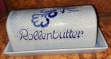 Blaukeramik butterdose rollen gebraucht kaufen  Rodgau