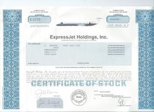 Expressjet stock certificate for sale  Concord