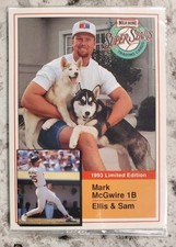 Usado, 1993 Milk Bone Super Stars #4 Mark McGwire lacrado em perfeito estado comprar usado  Enviando para Brazil