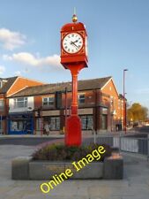 Foto 6x4 Town Clock, Villemomble Square Droylsden O relógio era original c2012 comprar usado  Enviando para Brazil