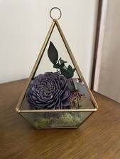 Vtg geometric glass for sale  Highland