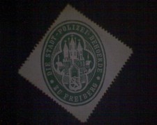 Siegelmarke stadt polizei gebraucht kaufen  Deutschland