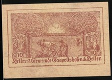 Notgeld gaspoltshofen 1920 gebraucht kaufen  Berlin