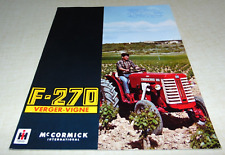 Brochure prospectus tractor d'occasion  Expédié en Belgium