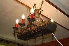 Lampadario rustico legno usato  Genova