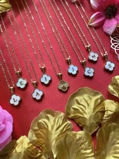 Collier trèfle double d'occasion  Paris IX