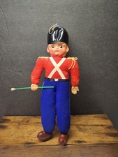 BONECA CELULÓIDE VINTAGE BRINQUEDO SOLDADO TAMBOR MAJOR, usado comprar usado  Enviando para Brazil