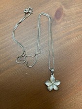 Sterling silver plumeria for sale  LONDON