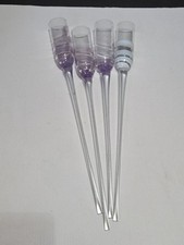 4 flautas de champanhe taças de champanhe sem pés haste longa 161/2" festa bebidas coquetel, usado comprar usado  Enviando para Brazil