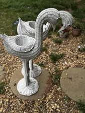 Wicker white flamingo for sale  Lagrange