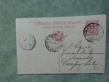 Cartolina postale cent usato  Sarezzo