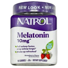 Melatonina Natrol 10 mg sabor morango - 90 gomas, usado comprar usado  Enviando para Brazil