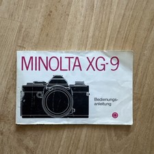 Anleitung minolta 9 gebraucht kaufen  Kiel