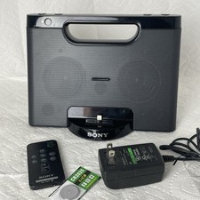 Alto-falante Sony iPhone iPod Lighting Dock RDP-M7IPN com controle remoto e cabo de alimentação portátil, usado comprar usado  Enviando para Brazil