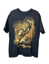Camiseta promocional God of War III (3) 'Kratos' videogame 2010, tamanho XL, preta, rara!, usado comprar usado  Enviando para Brazil