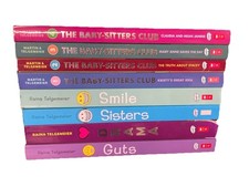 Lot of 8 RAINA TELGEMEIER Graphic Novels -Smile, Sisters, Drama, Guts + Baby Sit segunda mano  Embacar hacia Mexico