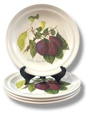 Portmeirion POMONA 4 platos de cena Rin ciruela fruta Inglaterra 10 1/2 pulgadas segunda mano  Embacar hacia Mexico