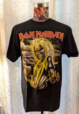 CAMISETA BANDA DE ROCK DUPLA FACE IRON MAIDEN KILLERS OFICIALMENTE LICENCIADA, usado comprar usado  Enviando para Brazil