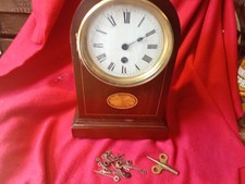 Mantel clock mahogany for sale  NOTTINGHAM