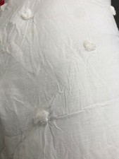 Colcha Pottery Barn Teen Crinkle Puff Twin Branca NOVA Sem etiquetas comprar usado  Enviando para Brazil