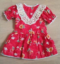 Vintage rotes puppenkleid gebraucht kaufen  Königswinter