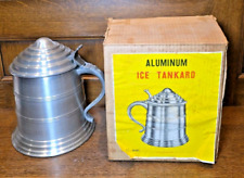 Balde de gelo vintage cerveja Stein alumínio Tankard 1950 MCM utensílios de mesa 2,5 quartos comprar usado  Enviando para Brazil