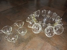 Vintage glass punch for sale  Ventura