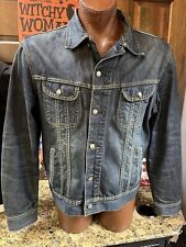 Jaqueta jeans masculina vintage Lee XL caminhoneiro azul anos 80 anos 90 bolsos com botões comprar usado  Enviando para Brazil