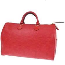 Bolsa de mão de viagem LOUIS VUITTON LV Speedy 35 couro Epi vermelha França M42997 82YH565 comprar usado  Enviando para Brazil