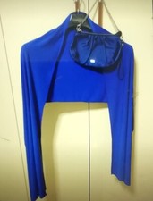 Vestito monospalla blu usato  Pescara