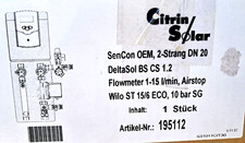 Citrin solar pumpenblock gebraucht kaufen  Bergisch Gladbach