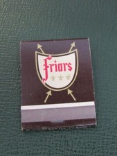 Matchbook friars restaurant for sale  Sterling