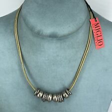Miglio necklace green for sale  MANSFIELD
