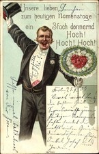 Litho glückwunsch namenstag gebraucht kaufen  Berlin