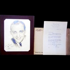 Signed bing crosby for sale  PORTSMOUTH