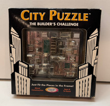 Thinkfun CITY PUZZLE The Builder's Challenge Metal Construction juego! COMPLETO segunda mano  Embacar hacia Mexico