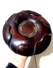 Super vaso de assento antigo chinês, base queimador de incenso de bronze século XIX Qing comprar usado  Enviando para Brazil