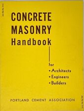 Concrete masonry handbook for sale  Forest Hills